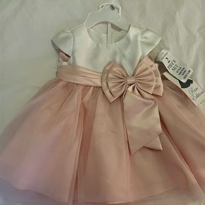 NWT pink and white Rare Editions dress from Macys.